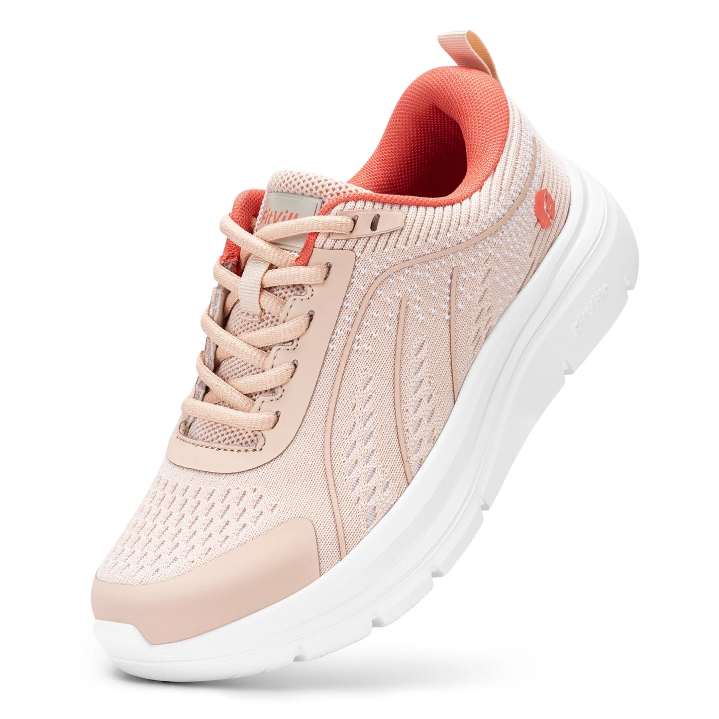 FitVille Women's Walking Shoes Running Sneakers/Lightweight Breathable Athletic Tennis Footwear Sport Shoes