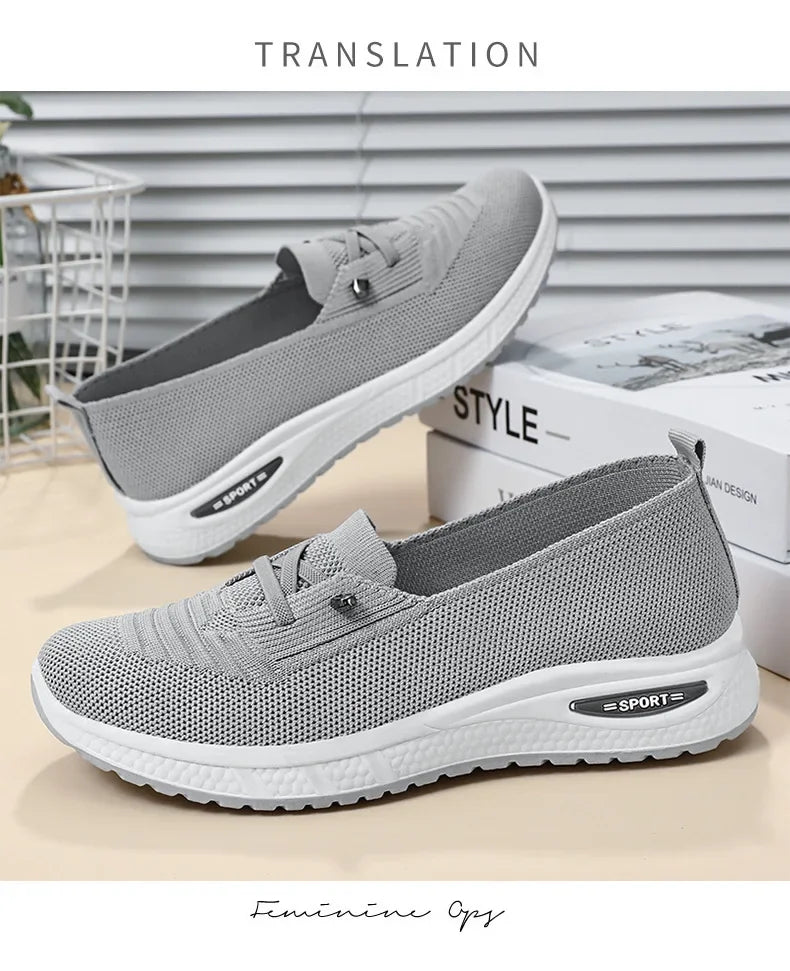 Women's Casual Shoes Fashion Breathable Walking Flat Bottom/Sports Shoes Women's Fitness Large Pink Women's Shoes