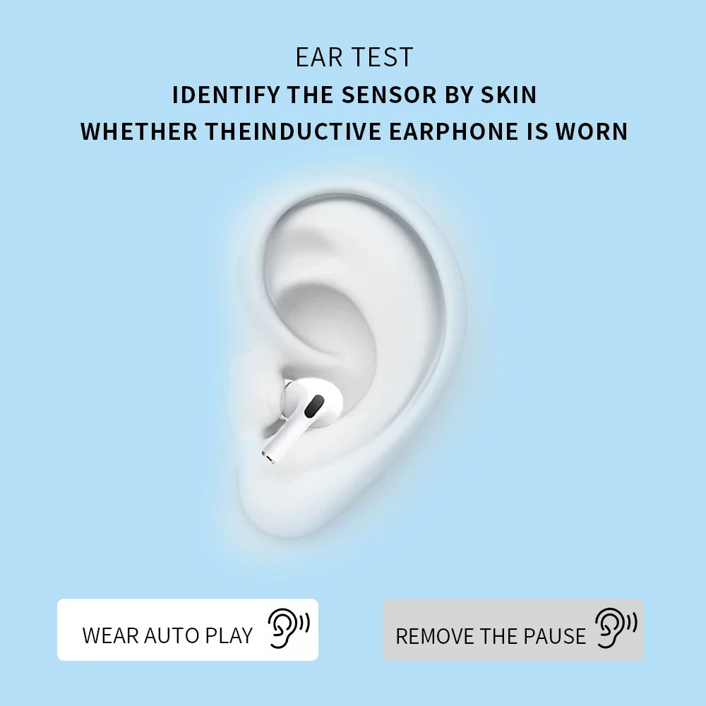 【 Pro 3 】 Bluetooth noise cancelling wireless earphones with heart rate monitoring/waterproof for daily use perfect for sports