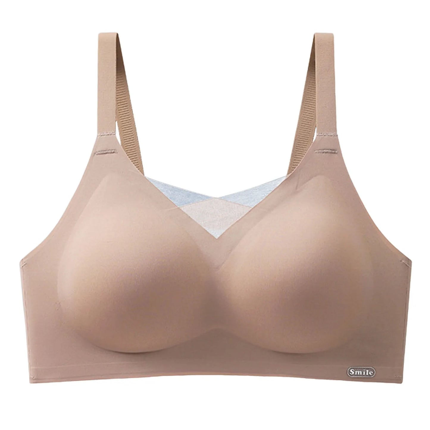 Non Wired Bra Women's Padded Full Cup Bra/Without Underwire With Padding Seamless Breathable