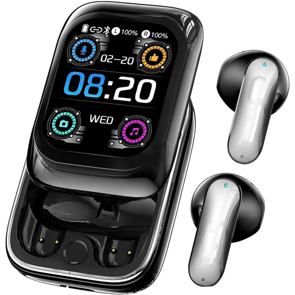 Real-Time Language Translator Earbuds Wireless Headphones/with Touch Screen Bluetooth Earphones for Travel and Learning