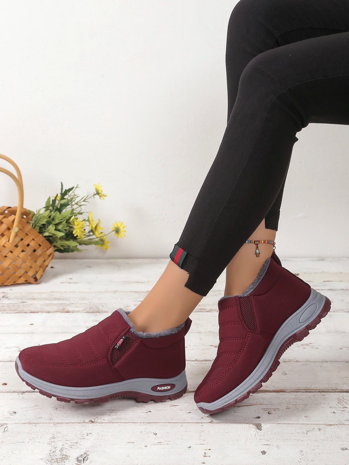 Women's shoes Autumn winter Casual cotton Warm/Wear Resistant Chunky Sole Affordable Free shipping