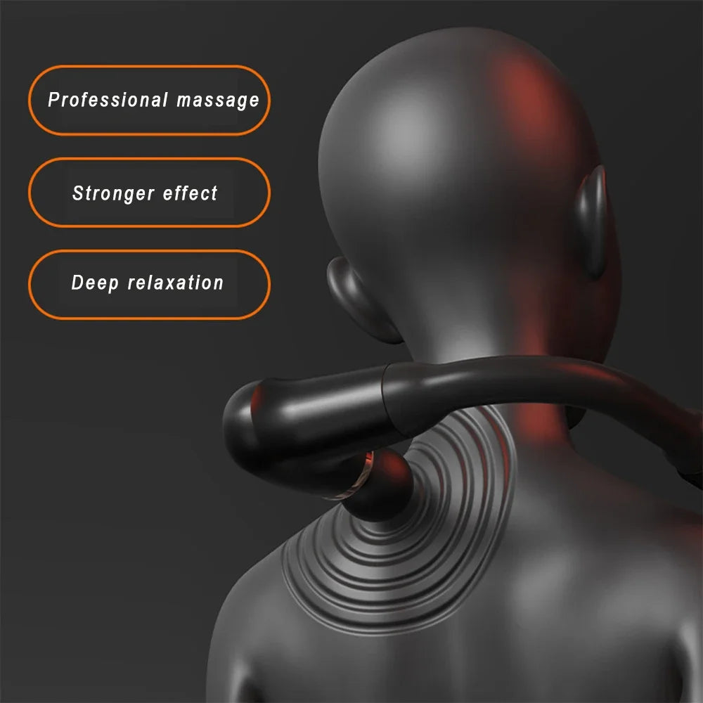 Fascia gun Handle Elbow 3 Modes 6 Gears Adjust/Muscle Relaxation Massage Percussion Hammer for Athletes