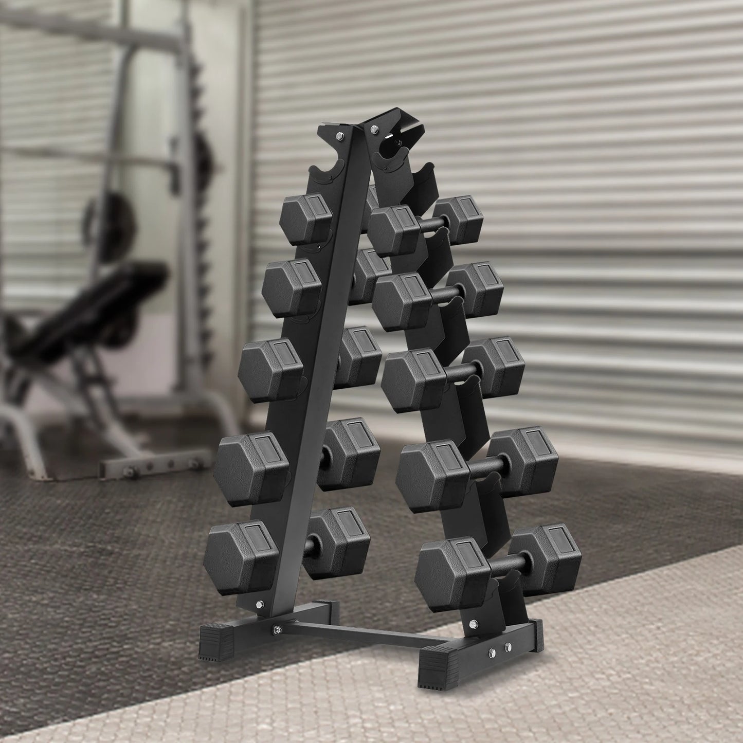 Dumbbell Rack Stand Rack for Dumbbells Compact/Home Gym Space Saver 660 Weight Capacity Sturdy and Durable