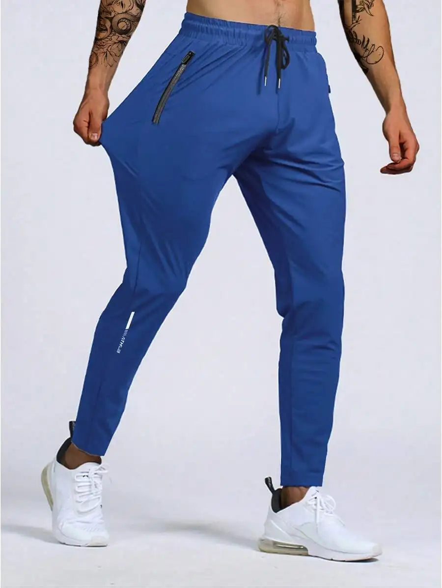 Men's Sweatpants Lightweight Active Pants Quick Dry/For Running Jogging Golf With Zipper Pockets