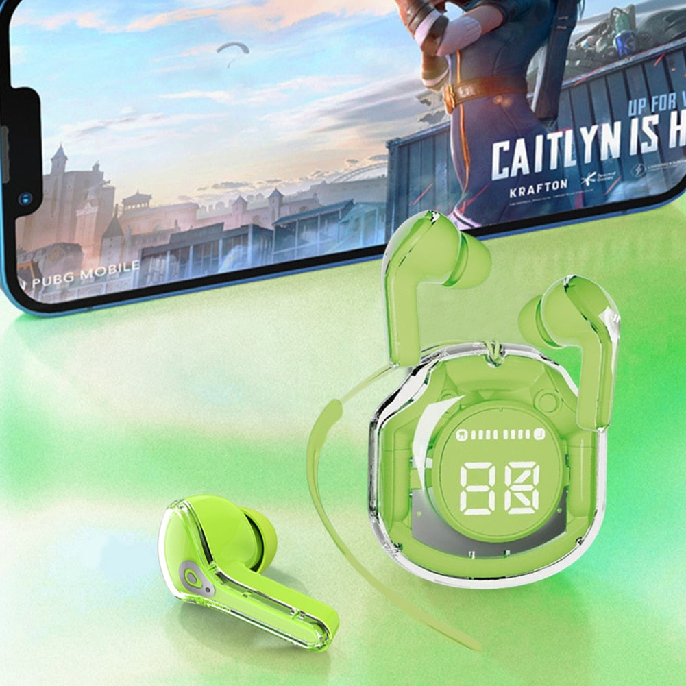 TWS Noise Reduction Wireless Earphones/LED Digital Screen In Ear Headset IPX6 Waterproof