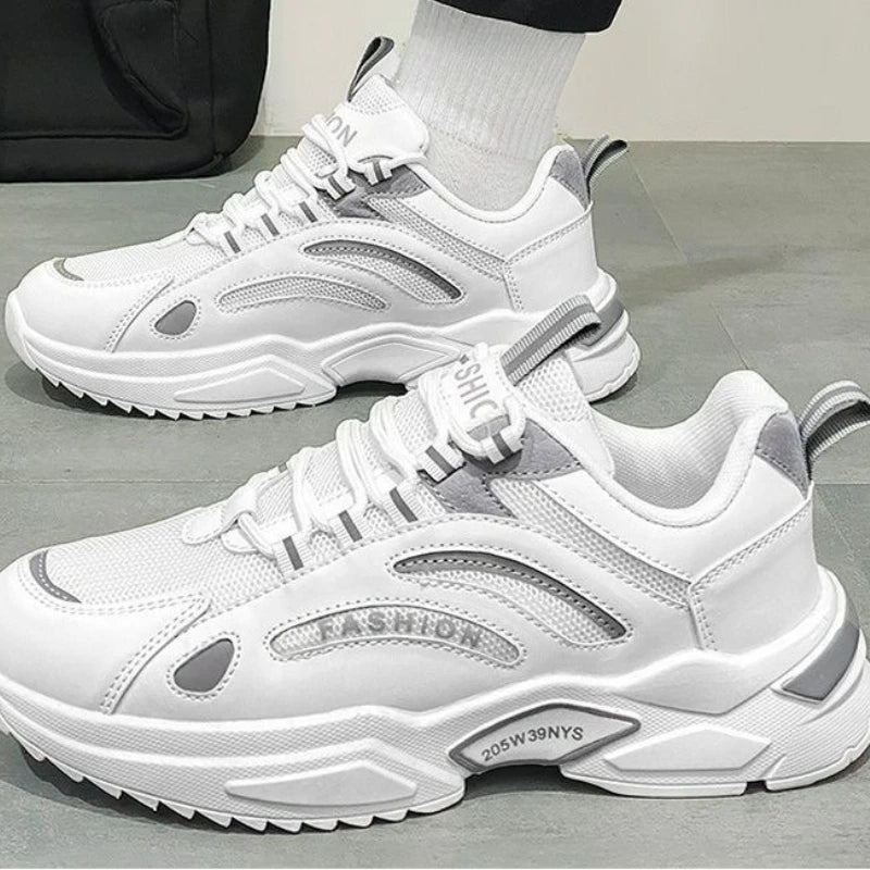 Designer Men's Trendy Shoes Summer New Breathable Shoe Mesh Casual/Sneakers Male Anti Slip Comfortable Running Shoes Home