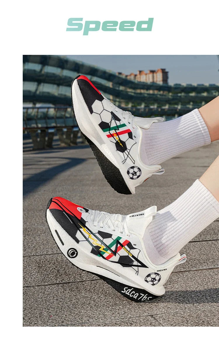 Running Shoes Carbon Board Specialty Marathon Men Sports Breathable/Lightweight Women's Comfortable Athletic Stability Sneakers