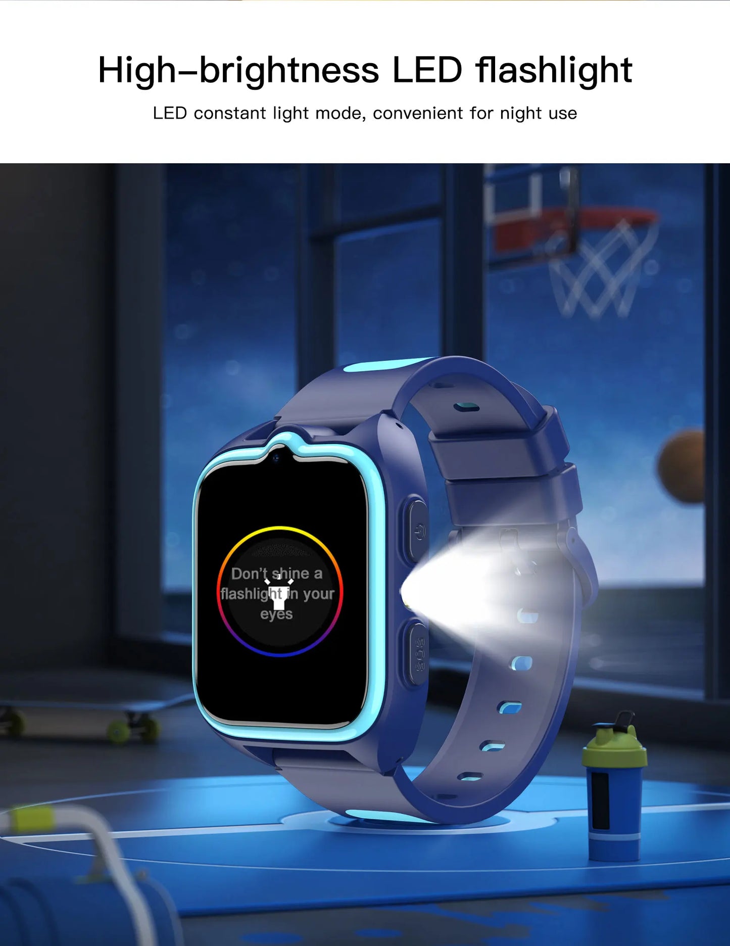 Blackview Z30 Kids Smart Watch Waterproof Video Monitor Tracker/4G Call SOS GPS Location Digital Watches for Children