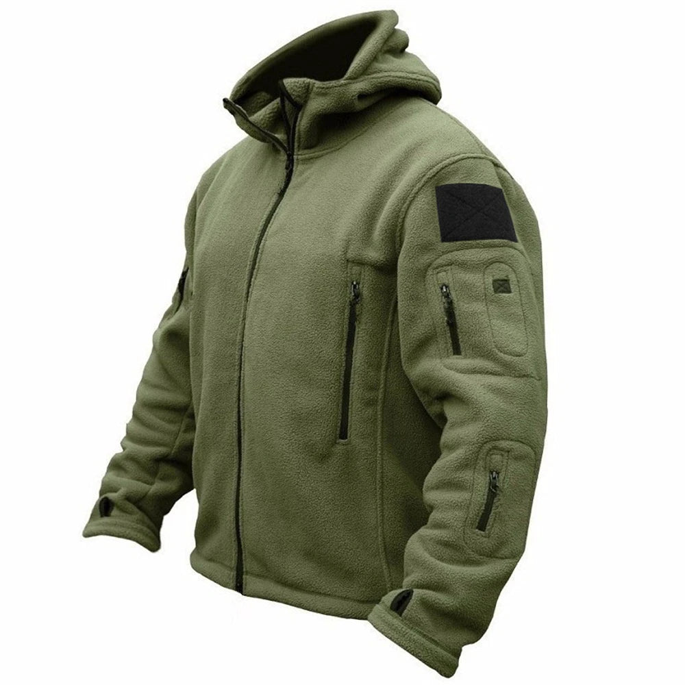 Men US Military Winter Thermal Fleece Tactical Jacket Outdoors Sports/Hooded Coat Softshell Hiking Outdoor Army Jackets