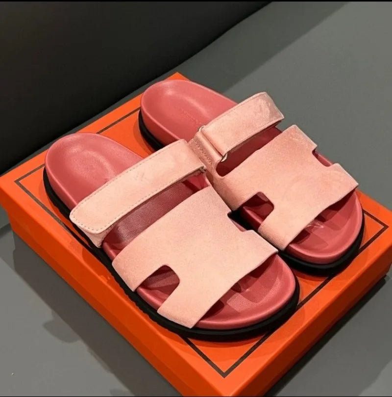 Women's 2026 Velcro Outdoor Sandals Fashion/Thick Sole Beach Slippers Comfortable Summer Slides for Casual & Walking