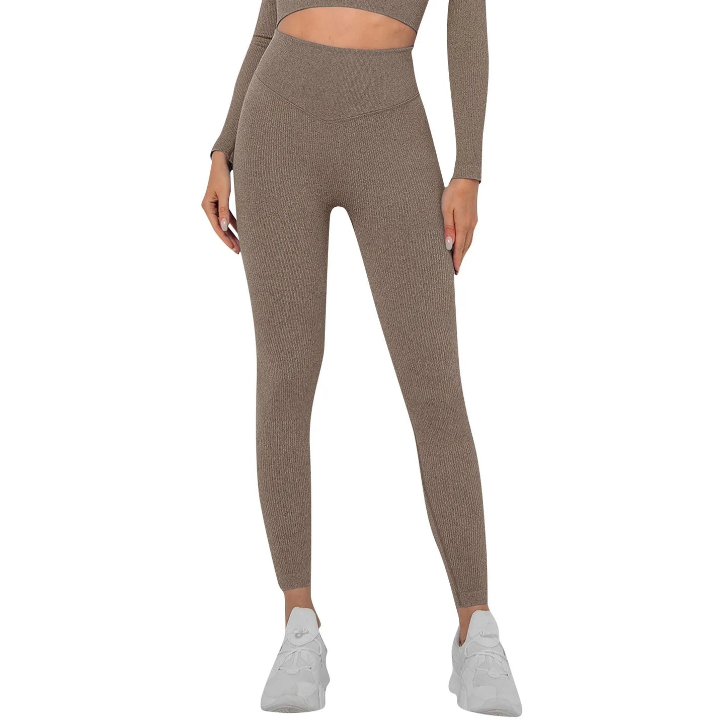 Women's Sports Leggings High Waist Butt Push Up Leggings/Seamless Compression Gym Leggings For Sports Yoga