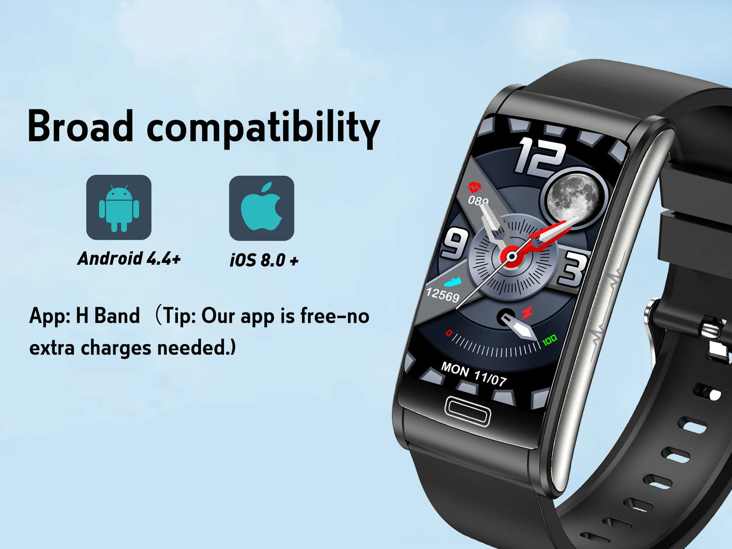 2025 New ECG+HRV Smart Watch Men Women Heart Rate/Blood Pressure Hypoxia Alarm Sleep Monitoring Fitness Sports Music Control