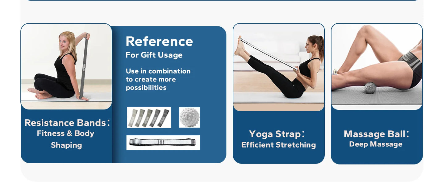 HAPBEAR Yoga Blocks 2 Pack 9x6x3in High-Density EVA Foam/with Non-Slip Textured Surface, Supportive for Deep Stretching