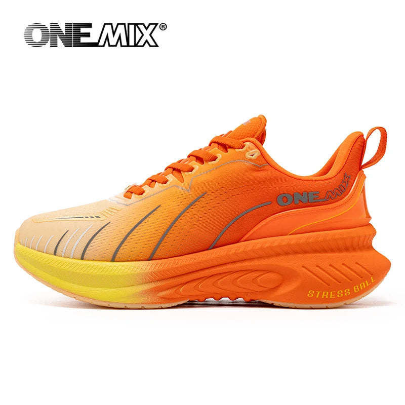 ONEMIX White Road Running Shoes for Women Air Cushion Outdoor Sport Shoes/Trainers Summer Jogging Shoes Women Footwear