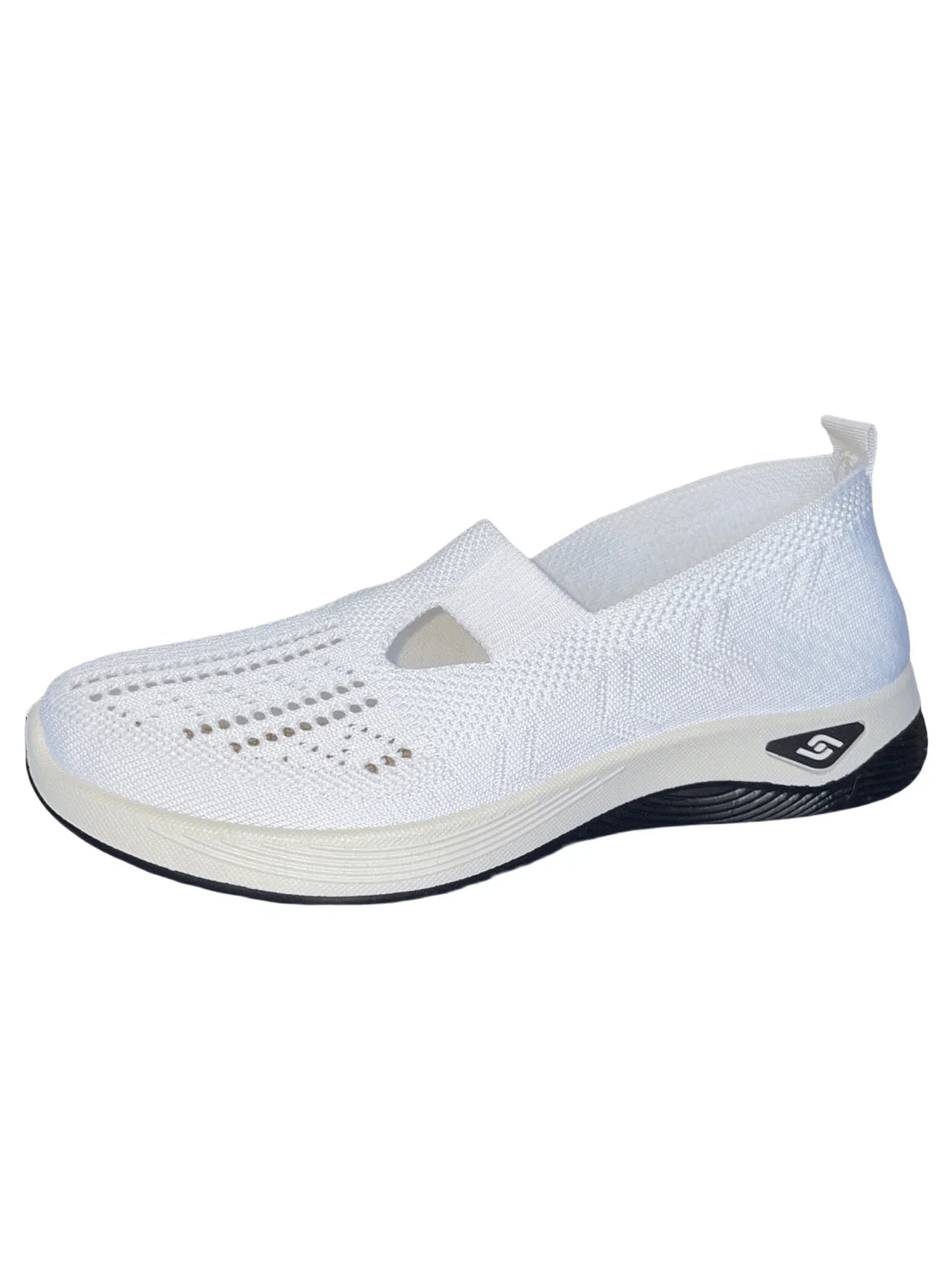 Women's shoes Solid Color Breathable Sneakers casual sneaker/women's summer sneakers Low-top Knitted Casual Shoes Mom Shoes