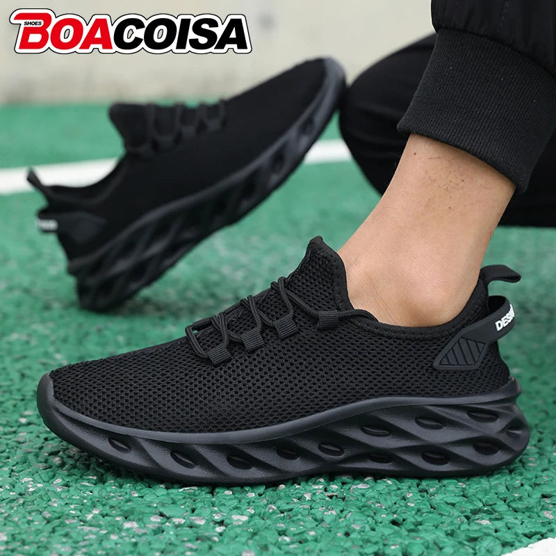 Man Running Shoes Comfortable Breathable Men's Sneakers Casual/Antiskid Wear-resistant Jogging Men Women Outdoor Sports