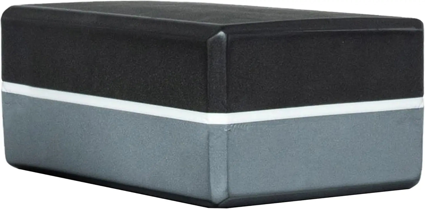 4" Striped Yoga Block 10 Pack Bulk EVA Foam Yoga Blocks/Firm and Supportive Yoga Brick, Balance Foam for Stretching Pilates