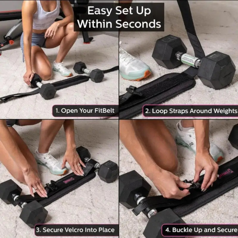Sports Hip Thrust Belt Glute Trainer Adjustable Hip Thrust Belt/For Dumbbells Men Women Home Workout Equipment
