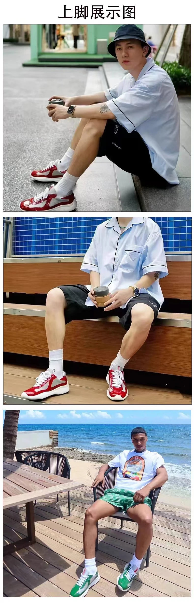 New P-style breathable casual sneakers for summer high-end men's shoes/fashionable mesh panel shoes fitness shoes