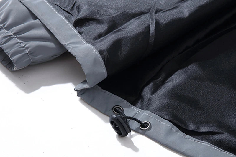 Night Reflective Clothes Spring New Men's Hooded Jacket Outdoor/Run Casual Windproof Coat Couples Hip-hop Streetwear S-5XL