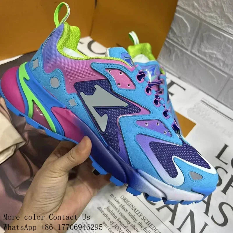 Designer B30 Runner Men's Sneakers Fashion mesh suede/stitching casual  sneakers Men's outdoor B22 jogging shoes