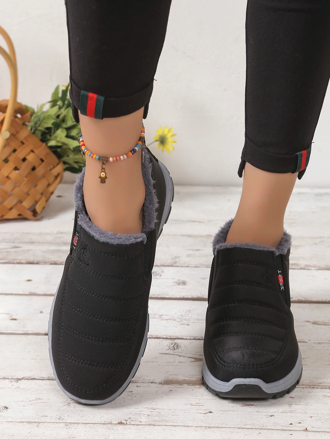 Women's shoes Autumn winter Casual cotton Warm/Wear Resistant Chunky Sole Affordable Free shipping