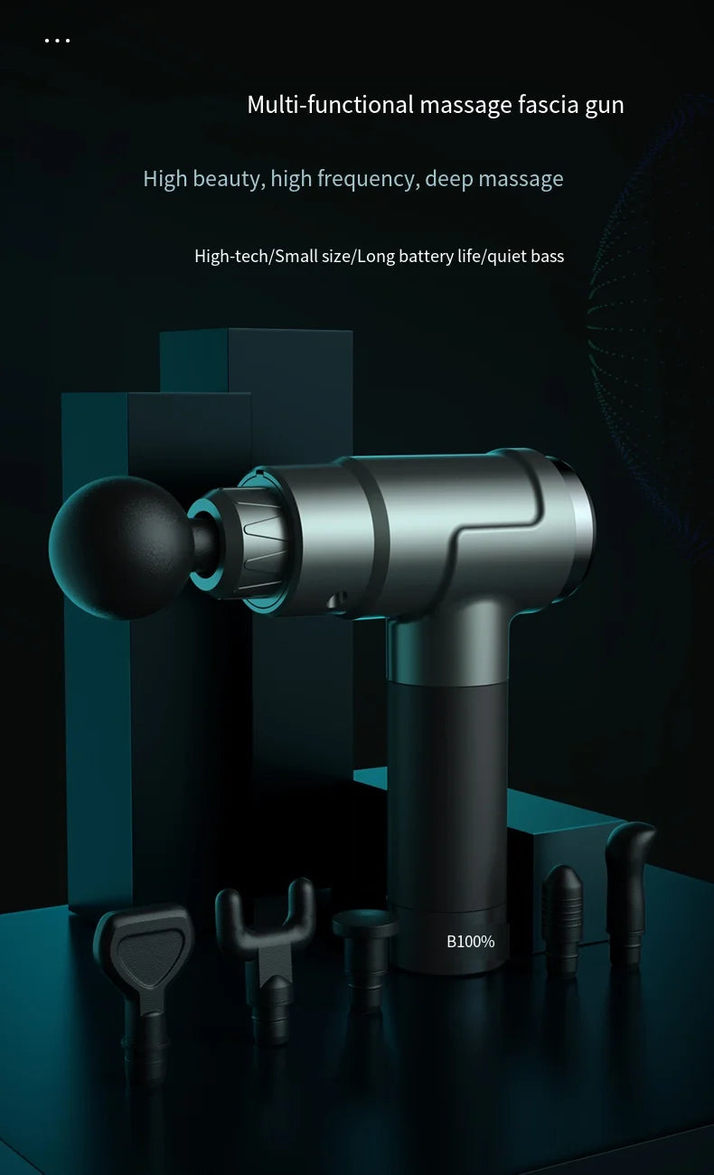 Electric Massage Gun for Deep Muscle Relaxation Body And Neck Massager/for Men And Women Fitness Equipment with Noise Reduction