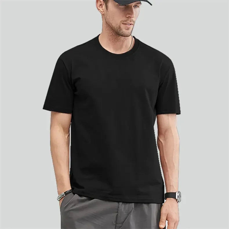 Good Quality T-Shirts Men Summer Sale Cotton Male Tshirt/Short Sleeves Tee Shirt Boys Basic Plain Tops Oversize 5XL