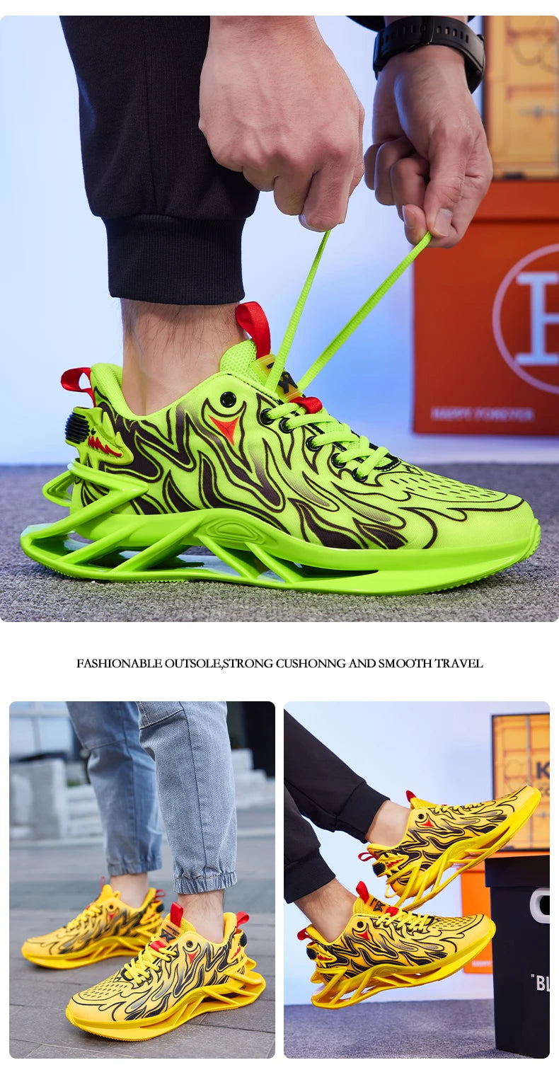 Men's Casual Breathable Sneakers Luxury Trainer Race/Fashion Running Shoes for Women Tennis Shoes