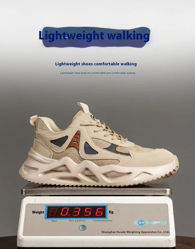 Soft Anti smashing Anti-Puncture Protective Safety Shoes For Men/Work Shoes Lightweight Breathable Work Safety Sneakers
