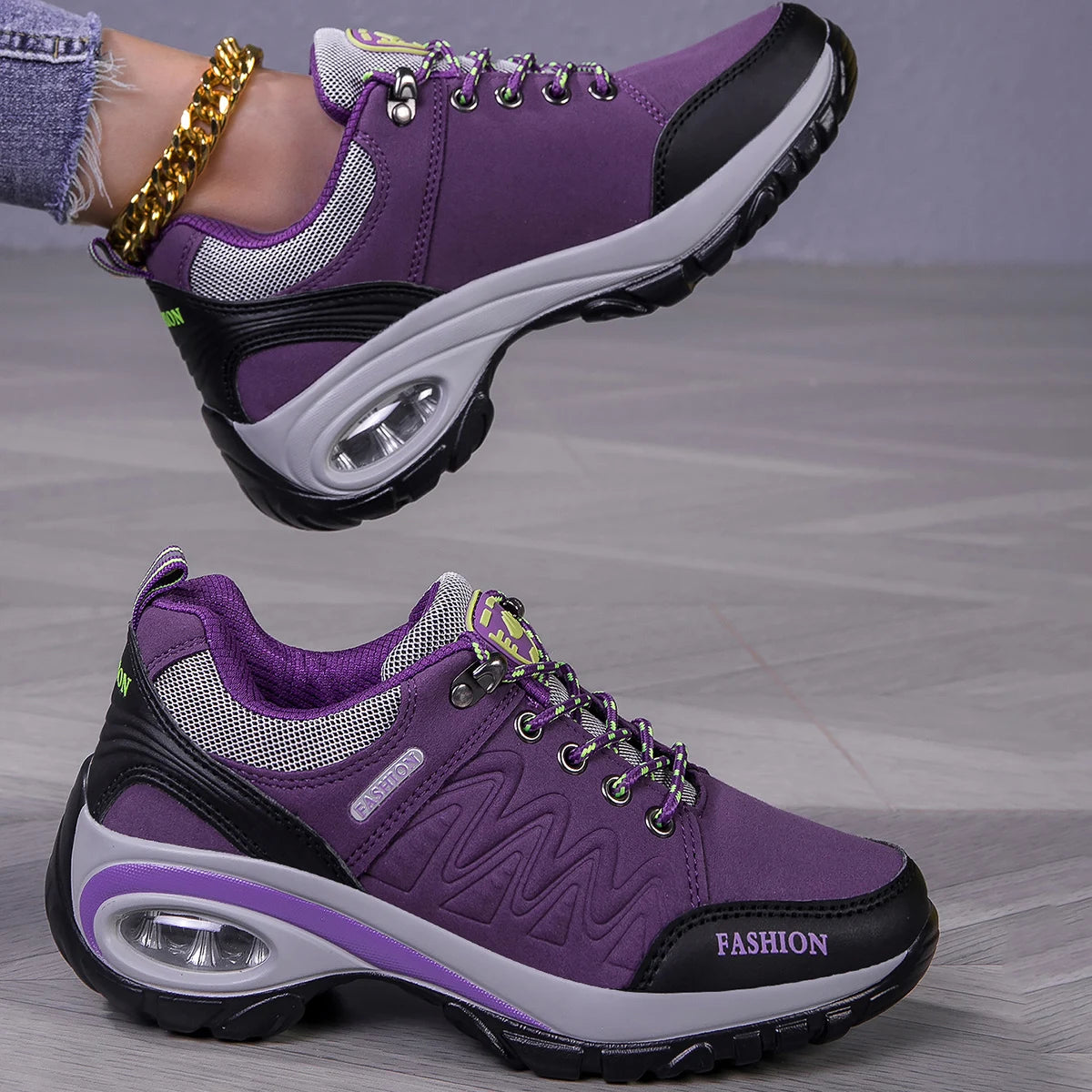 Women's Hiking Shoes Spring and Autumn New/Anti-Slip Cross-Country Running and Hiking Sports Shoes