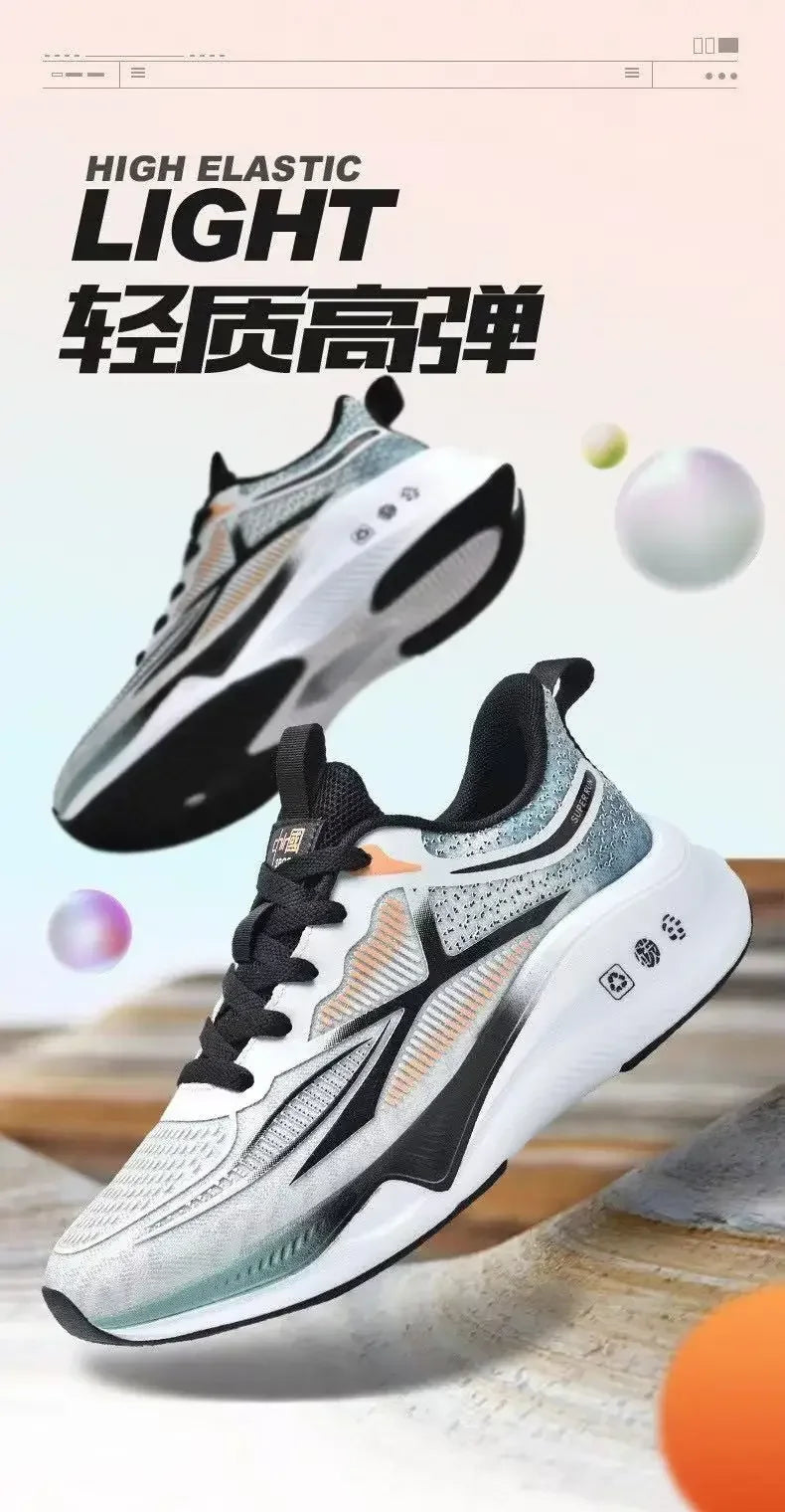 Running & Walking Men's Shoes Lace-up Lightweight/Comfortable & Breathable Tennis Sneakers