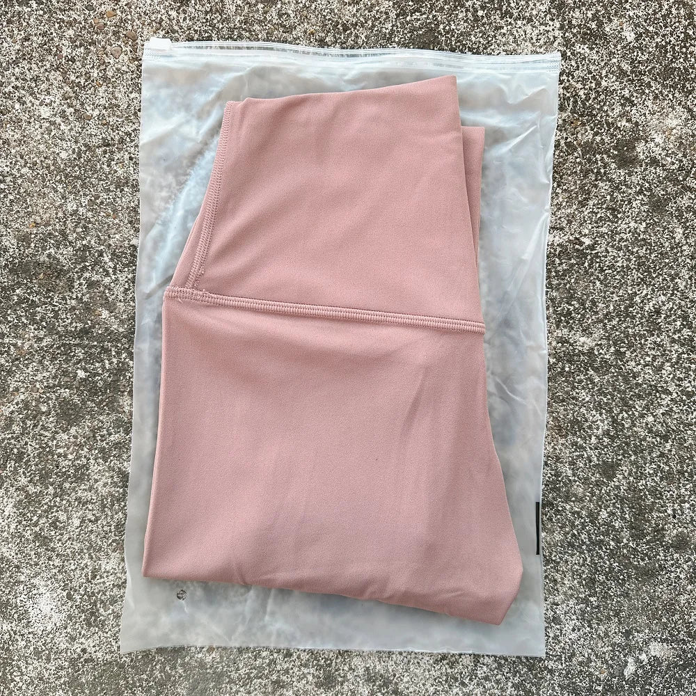 Solid Color Back Waist Pocket High Waist Yoga Legging Women/Sport Cropped Pants Butter Athletic Gym Comprehensive Training Jog