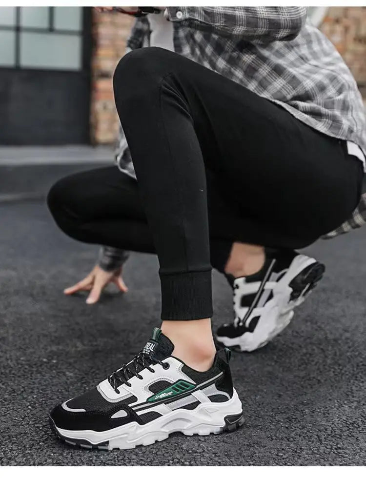 NEW Men's Breathable Mesh Running Sneakers Running Shoes/Outdoor Anti-skid Sports Running Shoes Men Sports Shoes