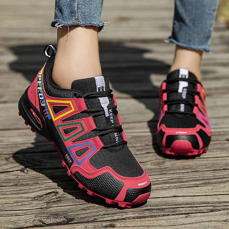 Women's Hiking Shoes Waterproof Outdoor Sports Shoes Women's Walking/Travel Sports Shoes Bicycle Sports Shoes Running Shoes