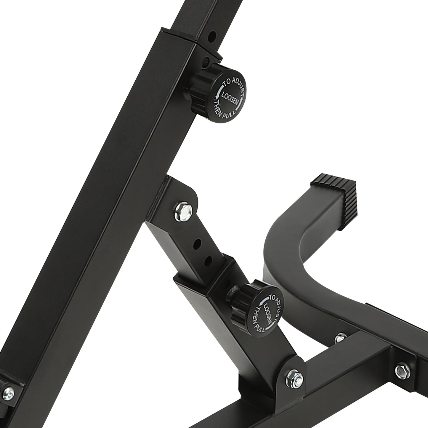 103*70*113 cm/ 40.55*27.55*44.48 in Black Home Fitness Workout/Roman Chair Hyperextension Back Extension Bench Adjustable