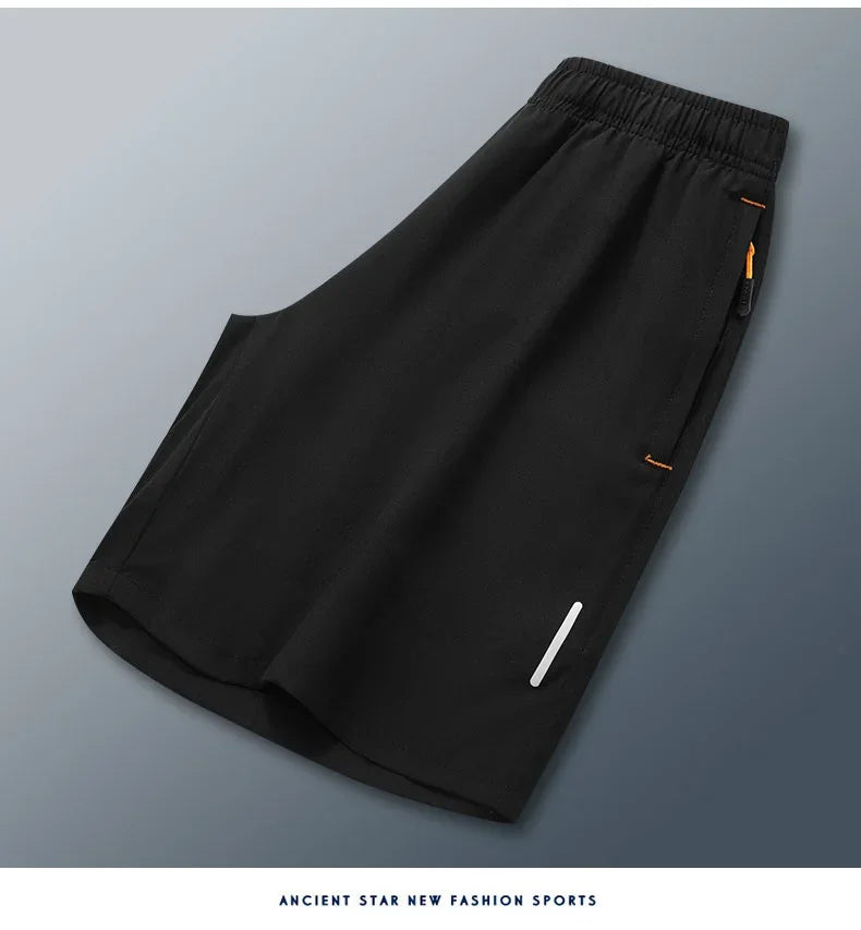Shorts for men casual pants men's ice silk pants sports casual/high-quality trendy pants quick drying Shorts