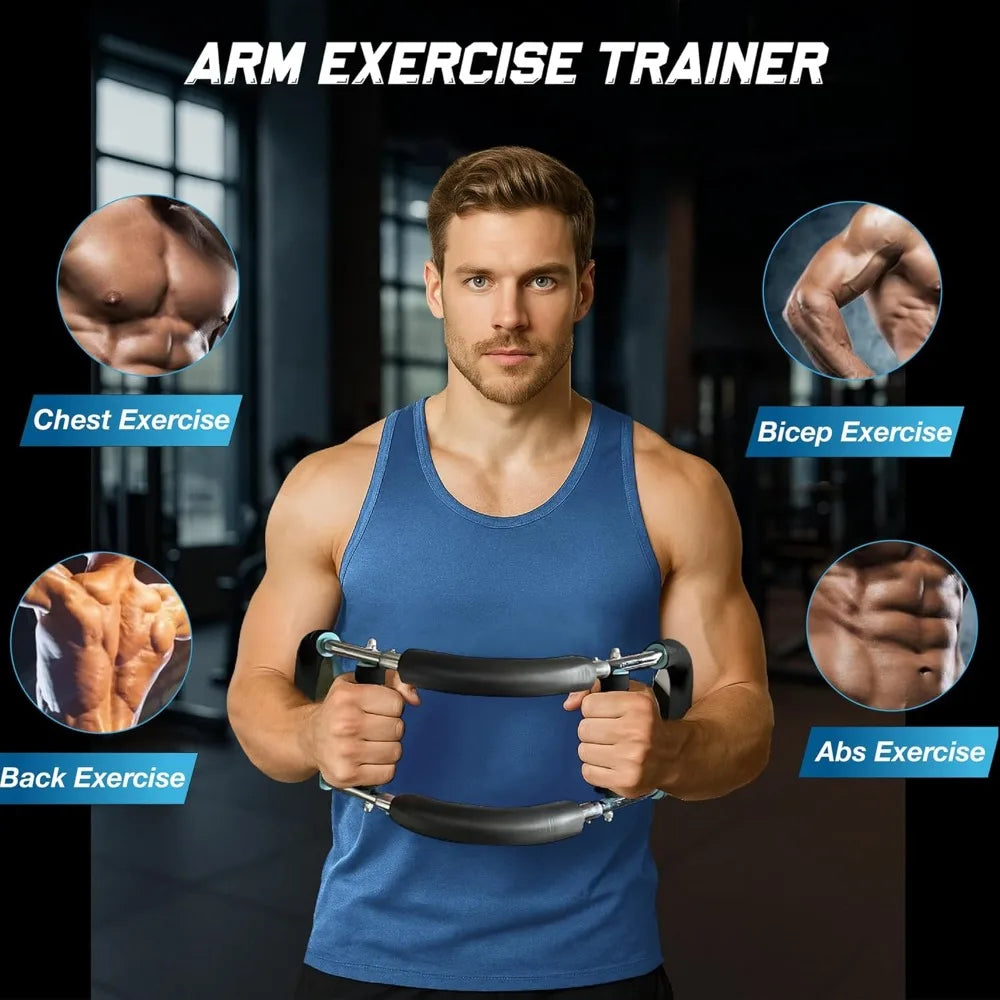 Saker Twister Arm Trainer Adjustable Forearm Strengthener/Exercise Equipment for Men & Women Chest Workout Equipment