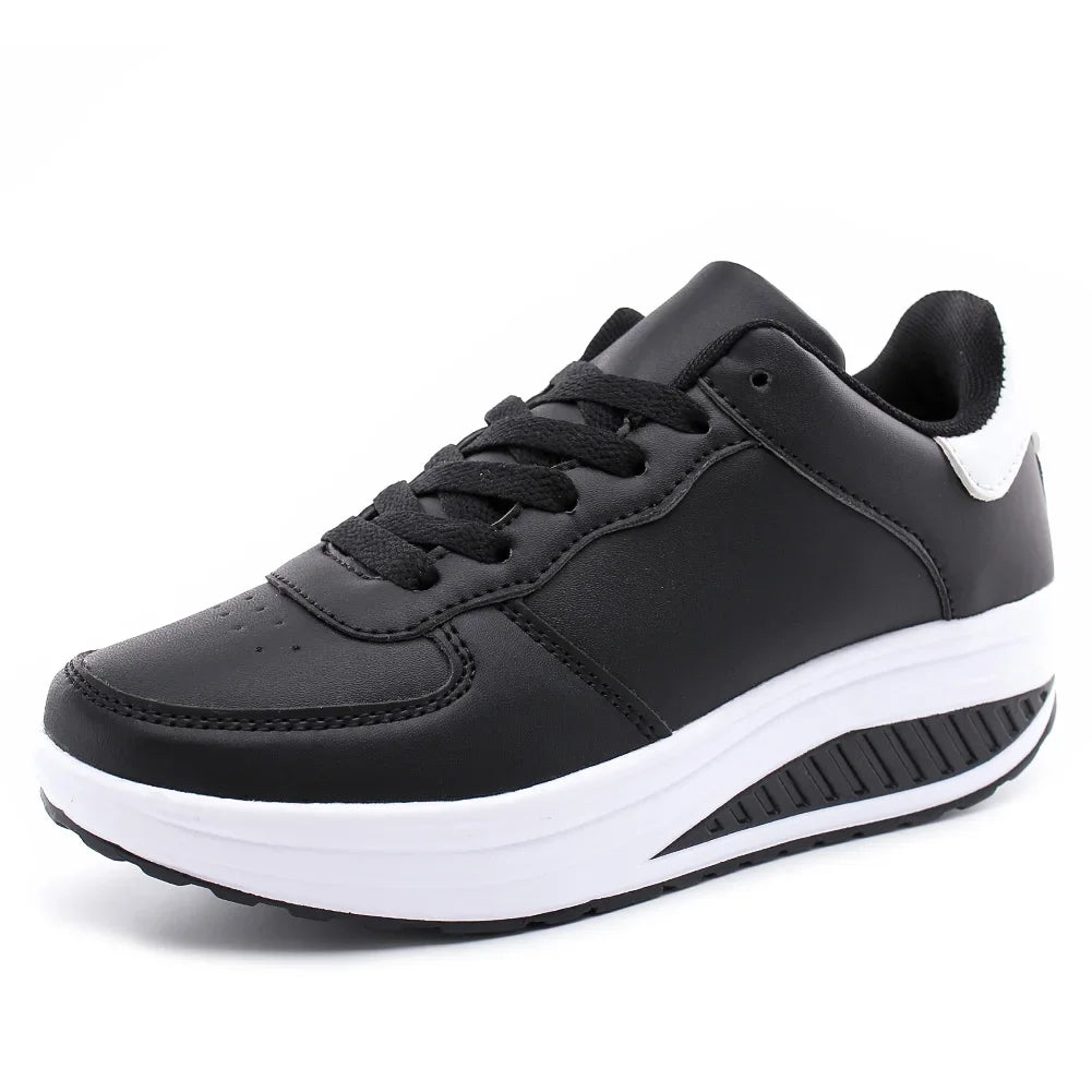 New Women's Casual Shoes Anti-Slip, Shock-Absorbing Thick-Soled/Fashionable and Classic Versatile Trendy Outdoor Jogging Shoes