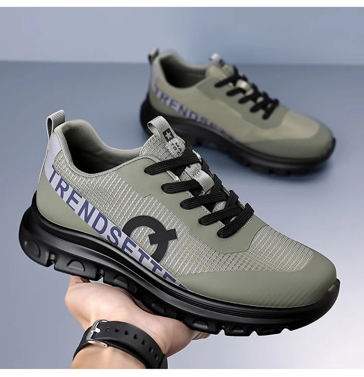 Men Sports Shoes Luxury Casual Sneakers Mesh Running Shoes Summer/Lightweight Platform Fashion Basketball Walking Shoes for Men