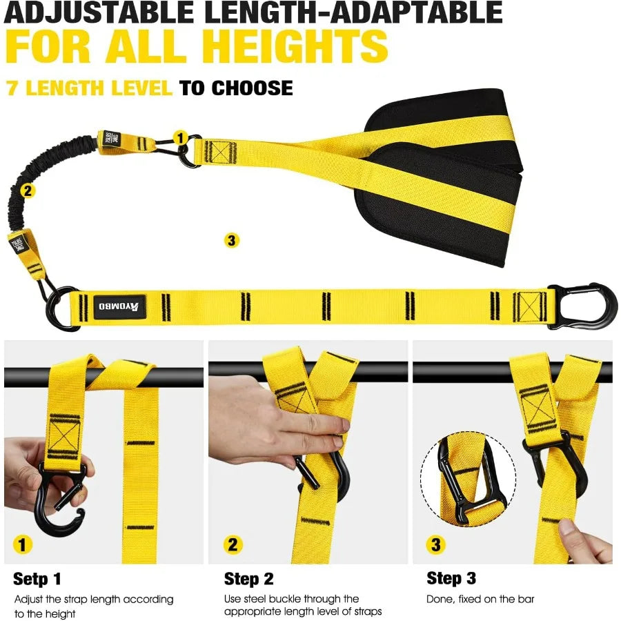 Pull Up Assistance Bands Resistance Bands for Pull Up Bar Workout/Adjustable Heavy Duty Pull Up Assist Equipment