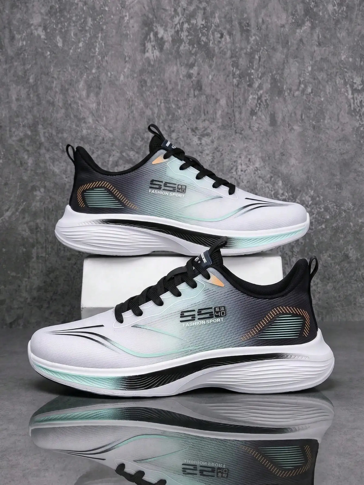 Lightweight Breathable Men's Running Shoes With Shock-Absorbing Sole/Non-Slip Wear-Resistant, Perfect For Daily Workouts