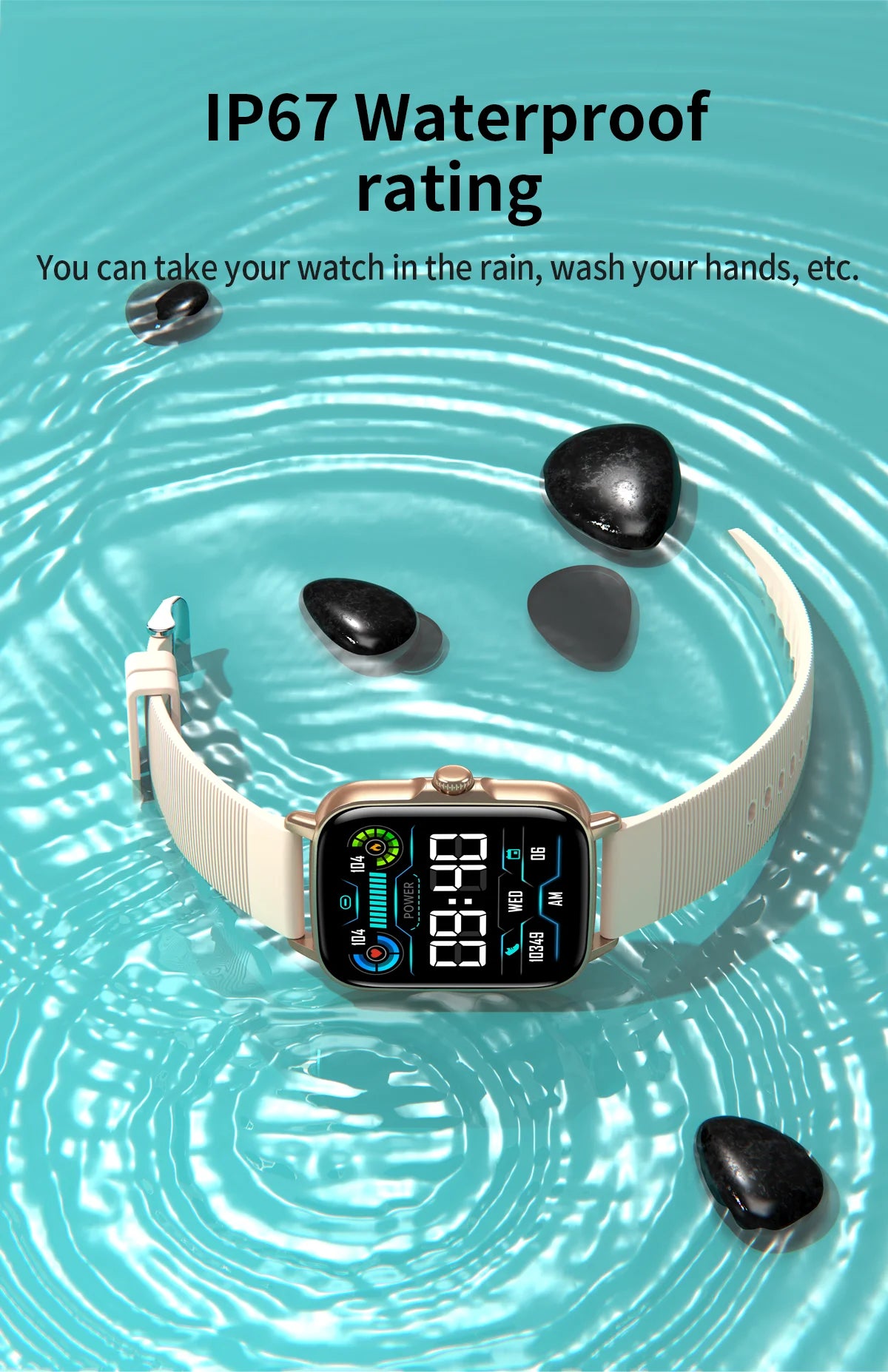 2026 Smart Watch for Men Women Fitness Tracker with Heart Rate/Sleep Monitor Activity Tracker 1.83" HD Waterproof Watch