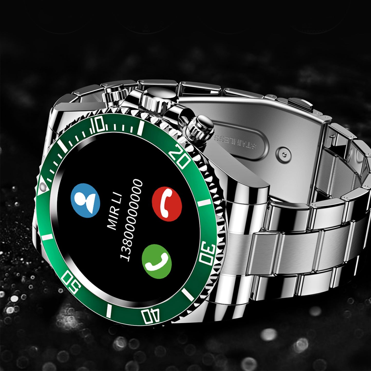 AW12 Bluetooth Call Smart Watch Full Touch Screen/Sports Watch Waterproof Mens