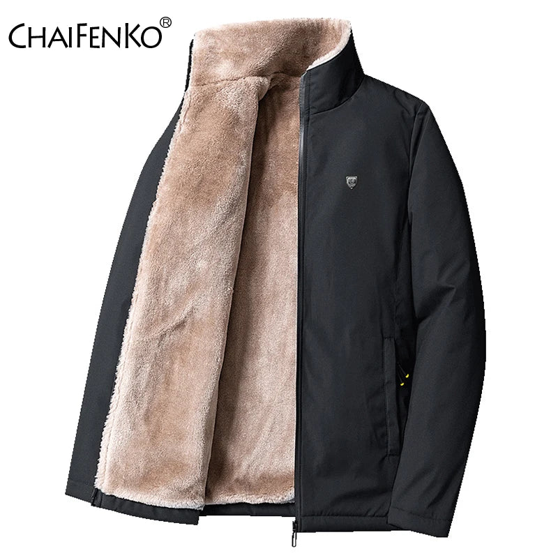 Men Winter Windproof Warm Thick Fleece Jacket Men Fashion/Casual Coat Men Autumn Brand Outwear Outdoor Classic Jacket Men