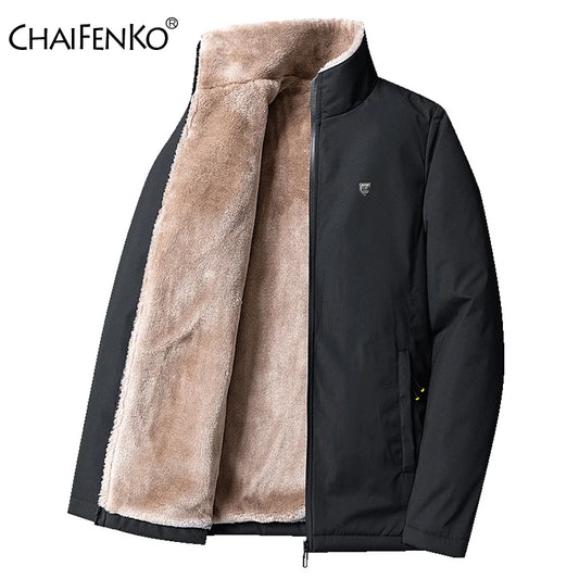 Men Winter Windproof Warm Thick Fleece Jacket Men Fashion/Casual Coat Men Autumn Brand Outwear Outdoor Classic Jacket Men