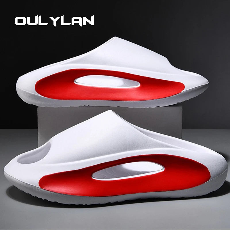 Oulylan Summer Cool Women Slippers Soft Sandals Women/Beach Casual Shoes Light EVA Slides Men Flip-flops Women's Slides