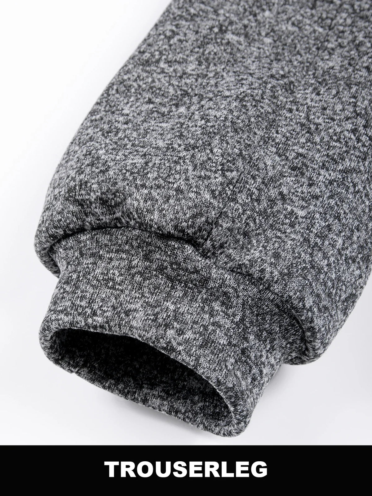 2Pcs In Set Men Fleece Lined Jogger Sweatpants Thick Warm Elastic Waist/Drawstring Tapered Pants Casual Athletic Winter Wear