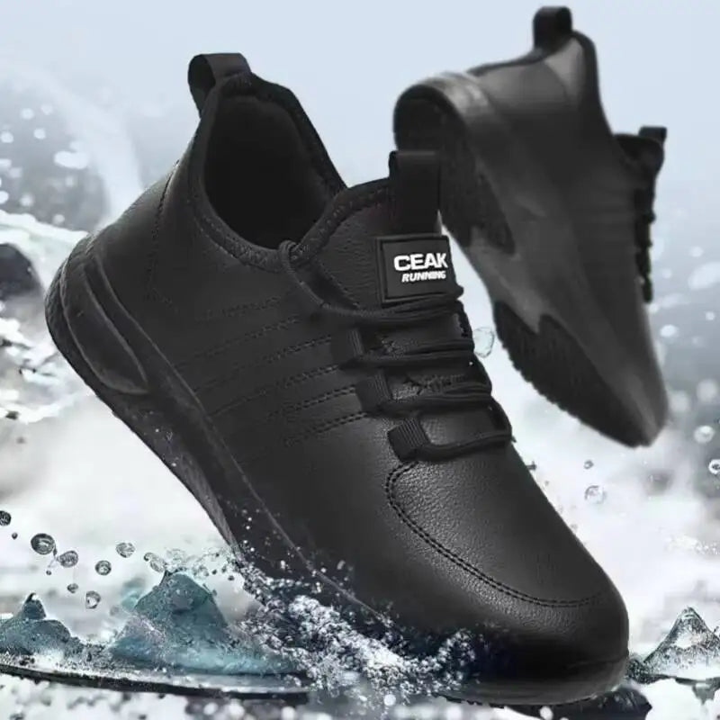 Hotel Four Season New Light Plus Size Men's Work/Waterproof Non-Slip Oil-Proof Chef Career Casual Shoes